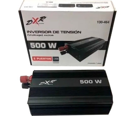 INVERSOR DE CORRIENTE 500W CON CARGADOR USB (Dxr)