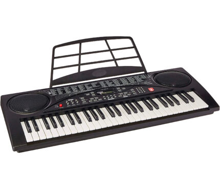 TECLADO 54 TECLAS 8 INSTRUMENTOS 100 TONOS 30 CANCIONES KSR