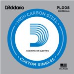 CUERDA CAL08 D ADDARIO ACERO LISA