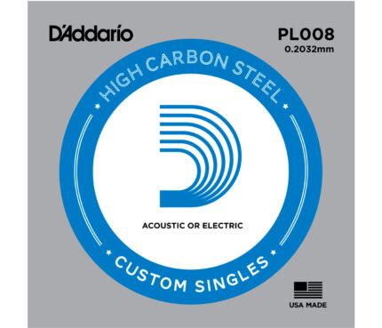 CUERDA CAL08 D ADDARIO ACERO LISA