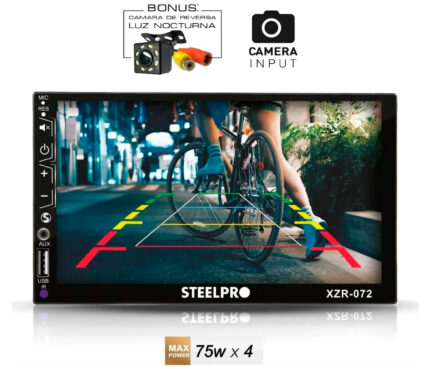 AUTOESTEREO MIRRORLINK BLUETOOTH STEELPRO TACTIL