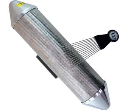 GUIRO TORPEDO DE METAL CON RASPADOR (lp)