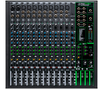 MEZCLADORA PASIVA 16 CANALES USB CON EFECTOS USB V3 (mackie)