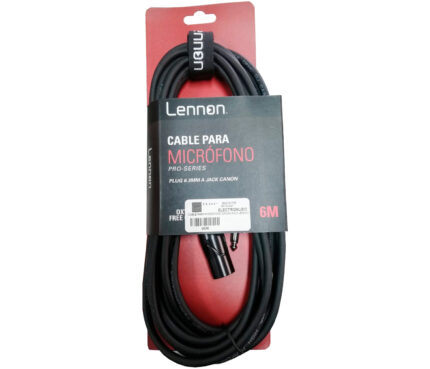 CABLE PARA MICROFONO CANON A 6.3mm LENNON