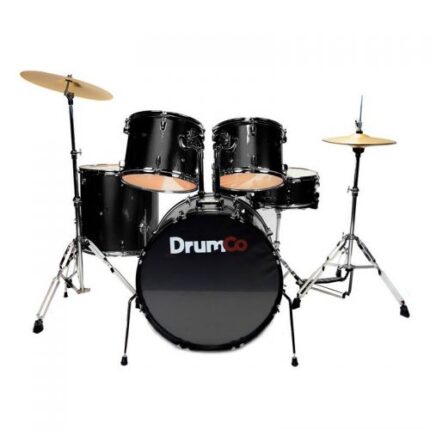 BATERIA 5 PIEZAS (22K,13T,12T,16F,14SN) COLOR NEGRA