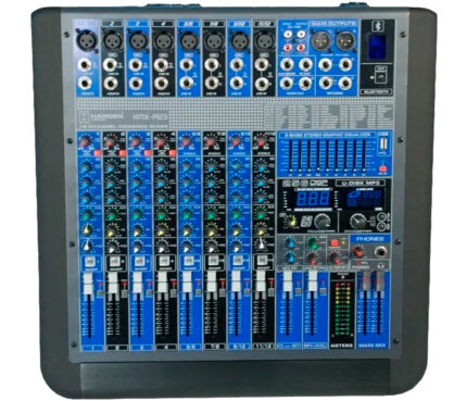 MEZCLADORA HARDEN 12 CANALES 350X350W 256DSP USB/BT