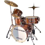 BATERIA 4PZ COLOR BRONCE (evolution)