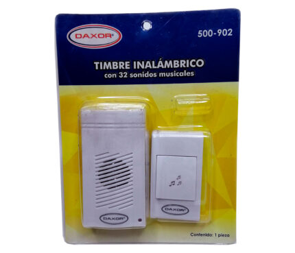 TIMBRE INALAMBRICO DE PILAS daxor