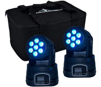 CABEZA MOVIL PAR CON BOLSA 7 LEDS PROFECIONAL (Wahrgenomen)