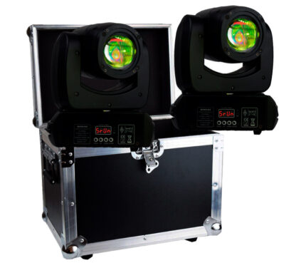 CABEZA MOVIL (Wahrgenomen) PAR CON CASE DE MADERA 100W