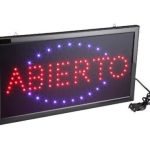 ANUNCIO LUMINOSO LEDS ABIERTO