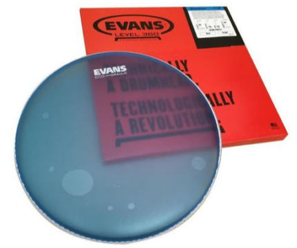 PARCHE Evans 15? AZUL HIDRAULICO 2 CAPAS 7 Milesimas