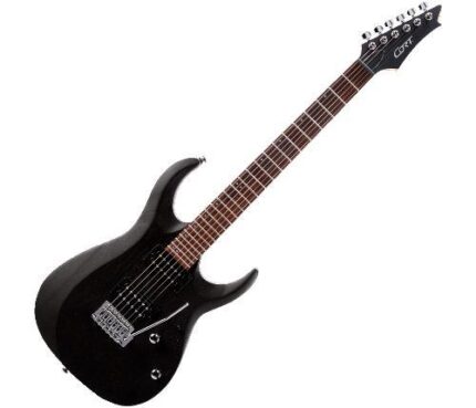 GUITARRA ELECTRICA (cort) X100 NEGRO MATE