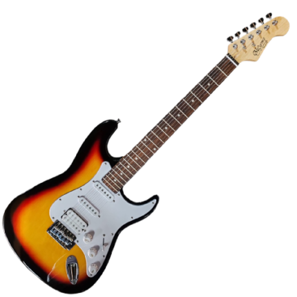 GUITARRA ELECTRICA MCcartney SOMBREADO CON ACCESORIOs