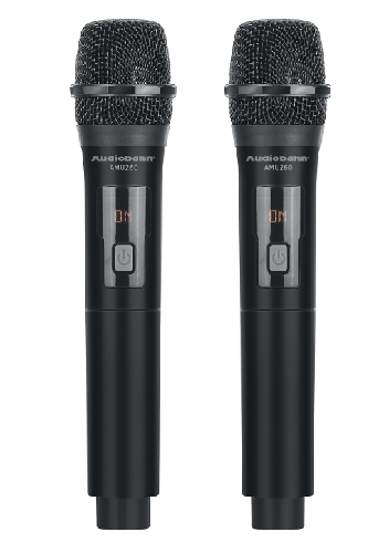 MICROFONOS INALAMBRICOS (Audiobahn) UHF MOD AMU260