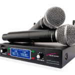 MICROFONOS INALAMBRICOS (Audiobahn) UHF MOD AMU295