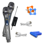 MICROFONOS INALAMBRICOS (Audiobahn) UHF MOD AMU280