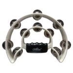 PANDERO DOBLE MEDIA LUNA COLOR BLANCO (Alice)