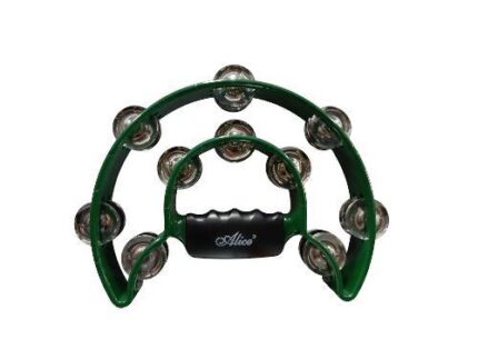 PANDERO DOBLE MEDIA LUNA COLOR VERDE (Alice)