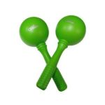 PAR DE MARACAS COLOR VERDE (alice)