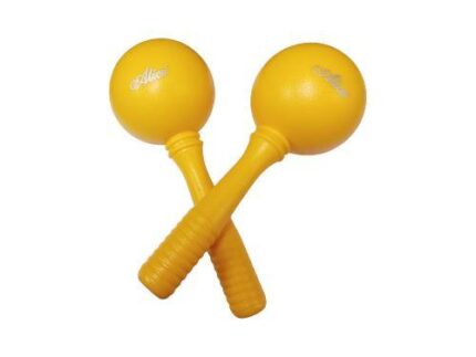 PAR DE MARACAS COLOR AMARILLO (alice)