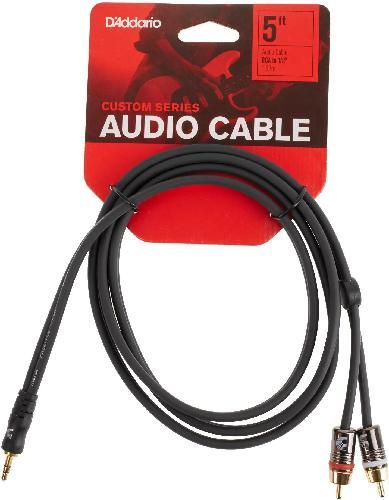 CABLE PLANET WAVES  P AUDIO 3.5 A 2 RCA (Daddario)