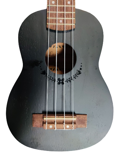 UKULELE SOPRANO NEGRO (La Sevillana)
