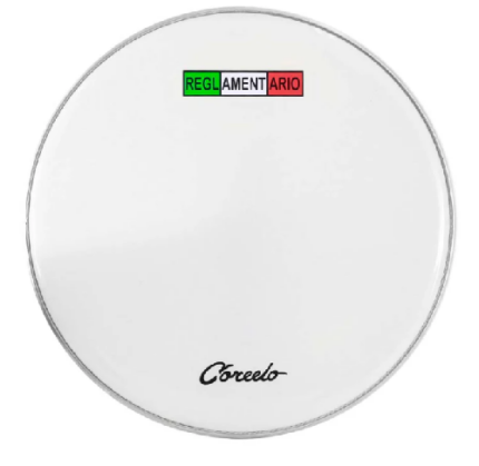 PARCHE 15? REGLAMENTARIO (Coreelo) PARA TAMBOR BANDA DE GUERRA