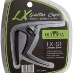 CAPOTRASTO METALICO PLATEADO PARA GUITARRA ACUSTICA Y ELECTRICA (Olympia)