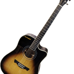 GUITARRA ELECTROACUSTICCA CAJA TEXANA SOMBREADA (Tagima)