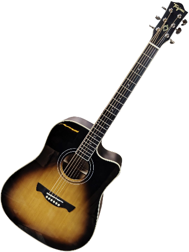 GUITARRA ELECTROACUSTICCA CAJA TEXANA SOMBREADA (Tagima)