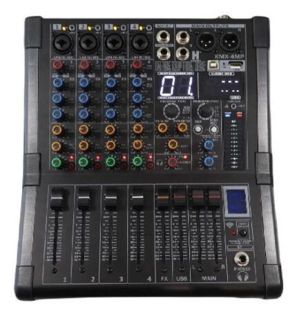 MEZCLADORA DE AUDIO 4 CANALES (Harden)