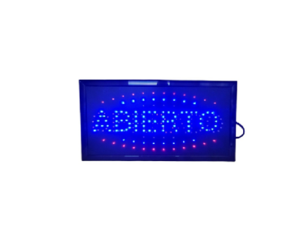 ANUNCIO LUMINOSO DE LEDS ABIERTO/CERRADO (Radox)
