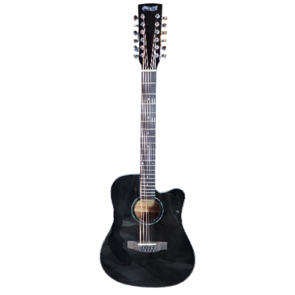 DOCEROLA ELECTROACUSTICA COLOR NEGRA ALTO BRILLO (Mccartney)