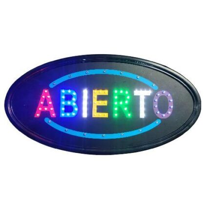 ANUNCIO LUMINOSO LEDS ABIERTO (Radox)