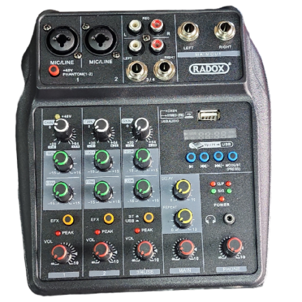 MEZCLADORA DE AUDIO (Radox) 012-419