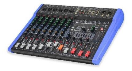 MEZCLADORA PROFECIONAL 8 CANALES (Steel Pro)